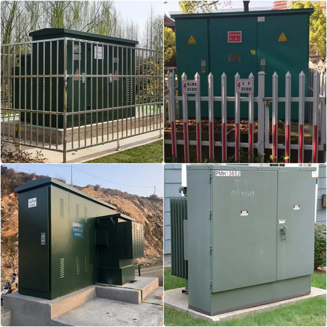 Yb6-11/15/33/0.4kv 50-2000kVA American Type Prefabricated Box Substation Compact Substation