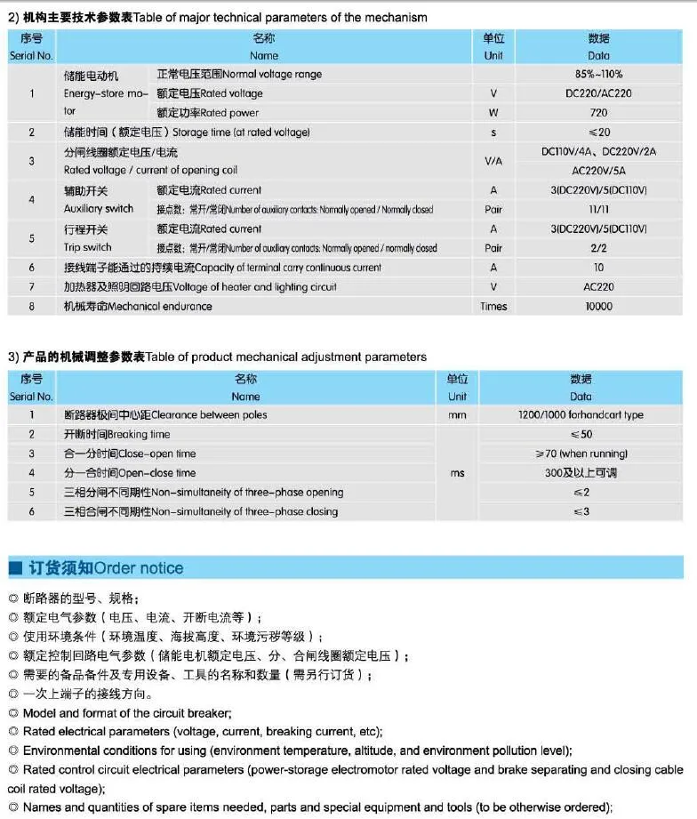 Lw36-72.5 (W) /T3150 -40 Self-Energy Outdoor Hv AC Sulfur Hexafluoride Circuit Breaker